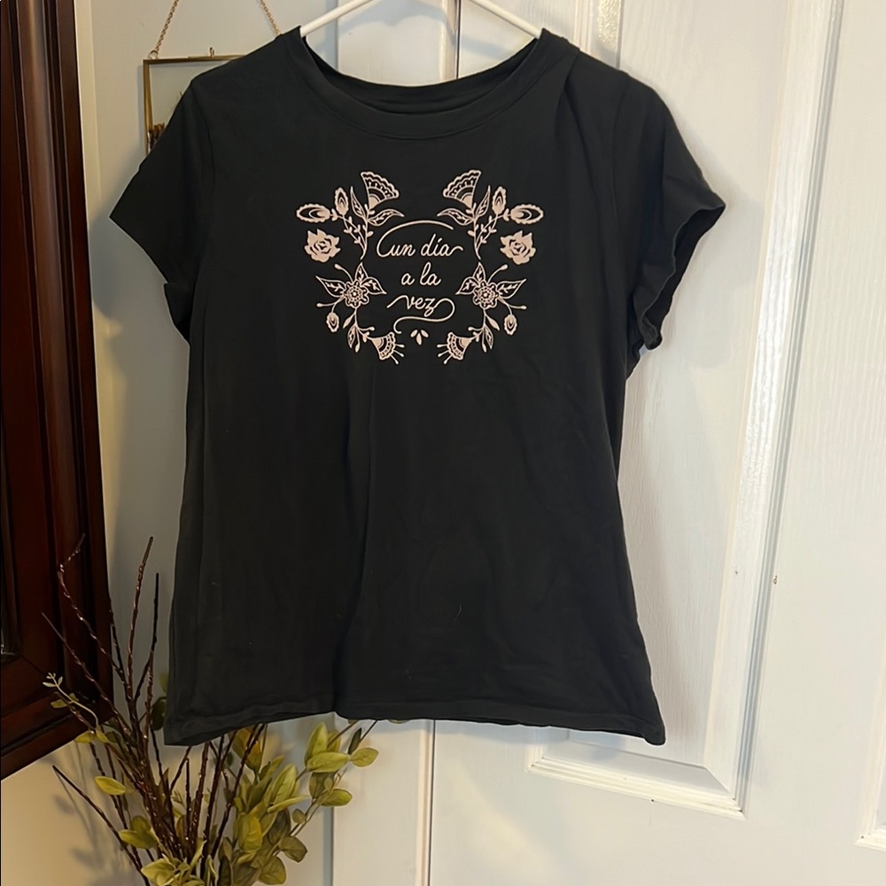 Black Graphic Tee